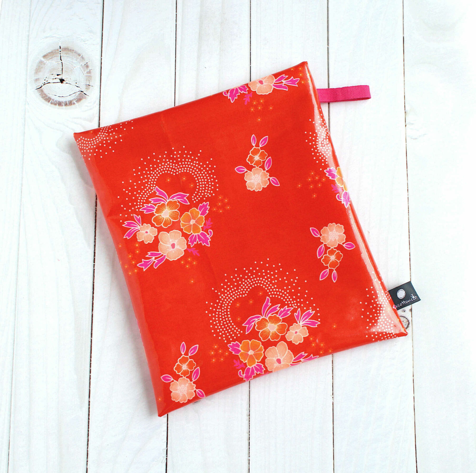 Pochette enduite maillot mouillé, trousse impermeable XL zippée, sac pique nique – Image 6