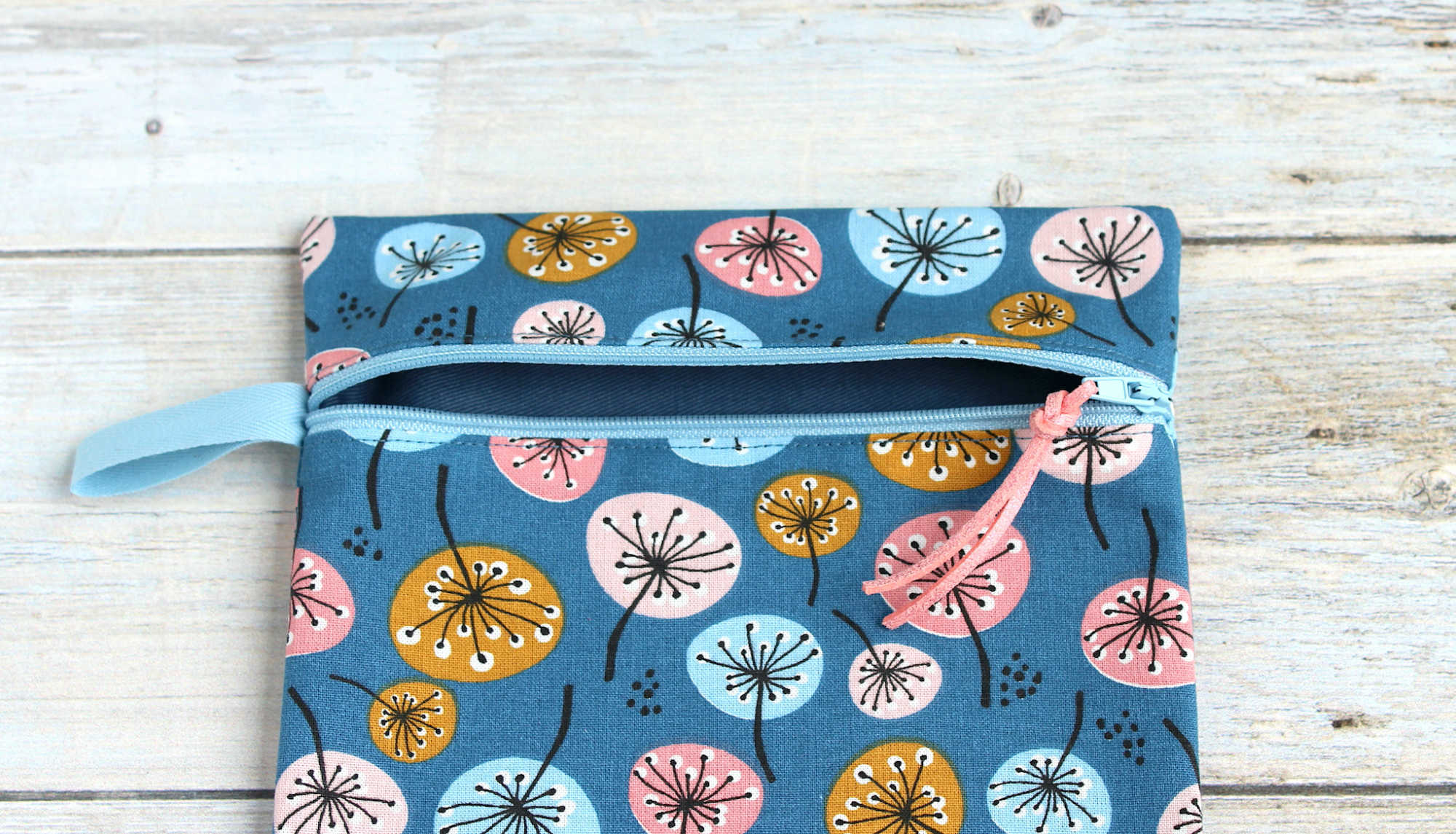 trousse plate fermeture eclair zip
