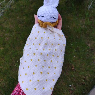 Doudou lange lapin