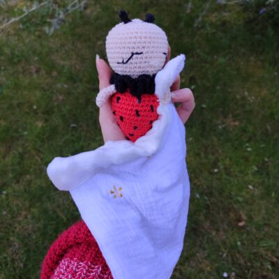 Doudou lange coccinelle