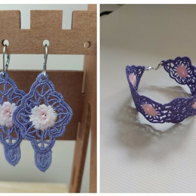 Combo boucles oreilles et bracelet