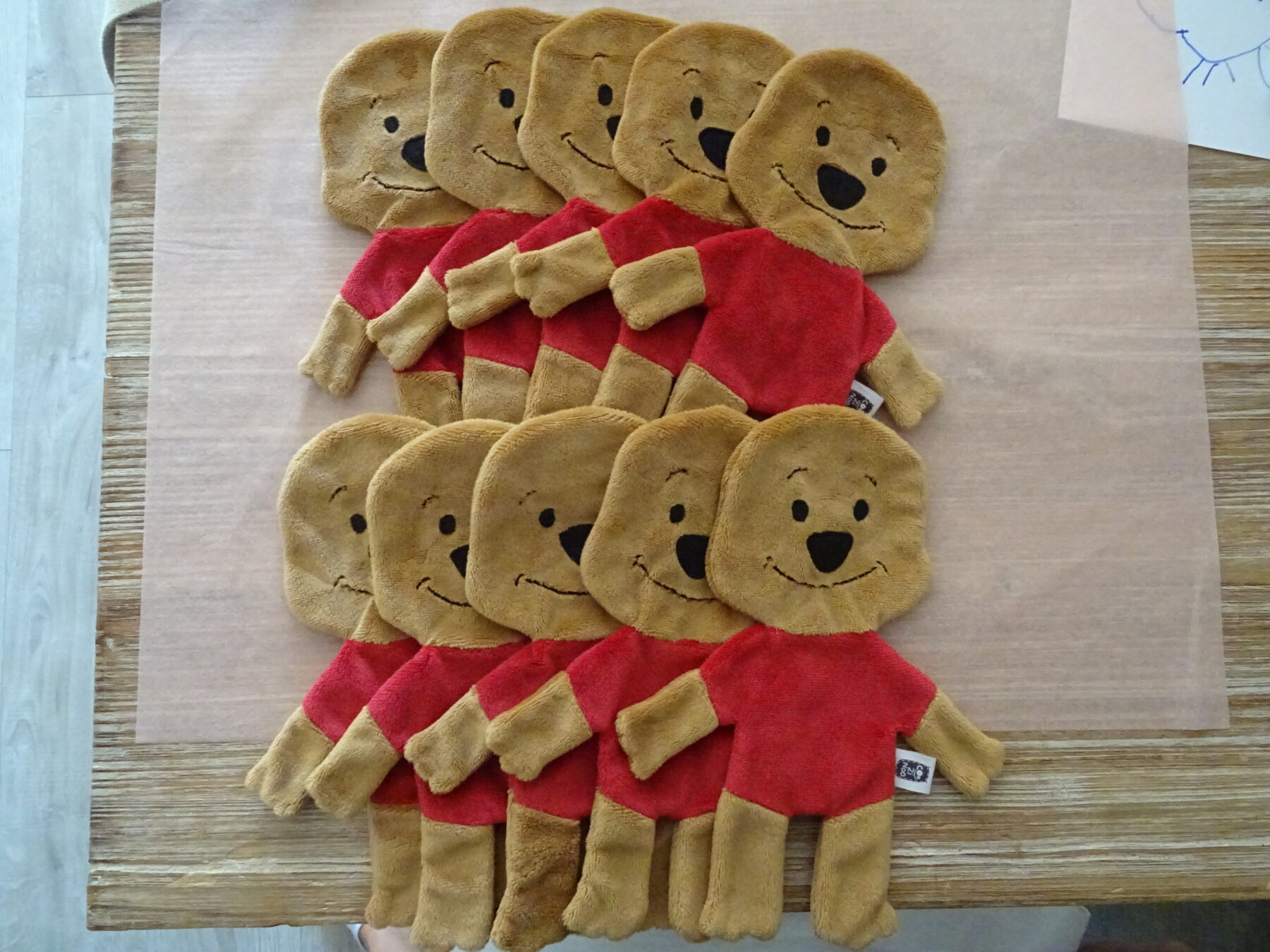 création doudou mascotte sur-mesure