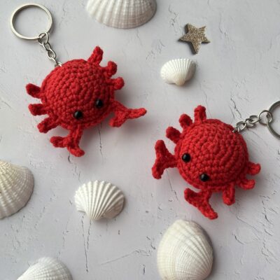 Porte clé crabe