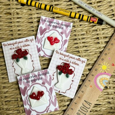 Broche Maitresse/Atsem/Nounou/Crèche