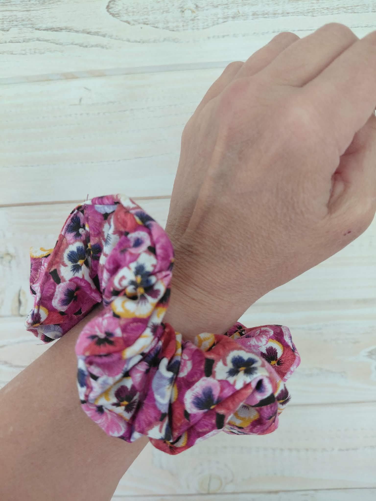 Chouchou Pensée Rose – Image 6