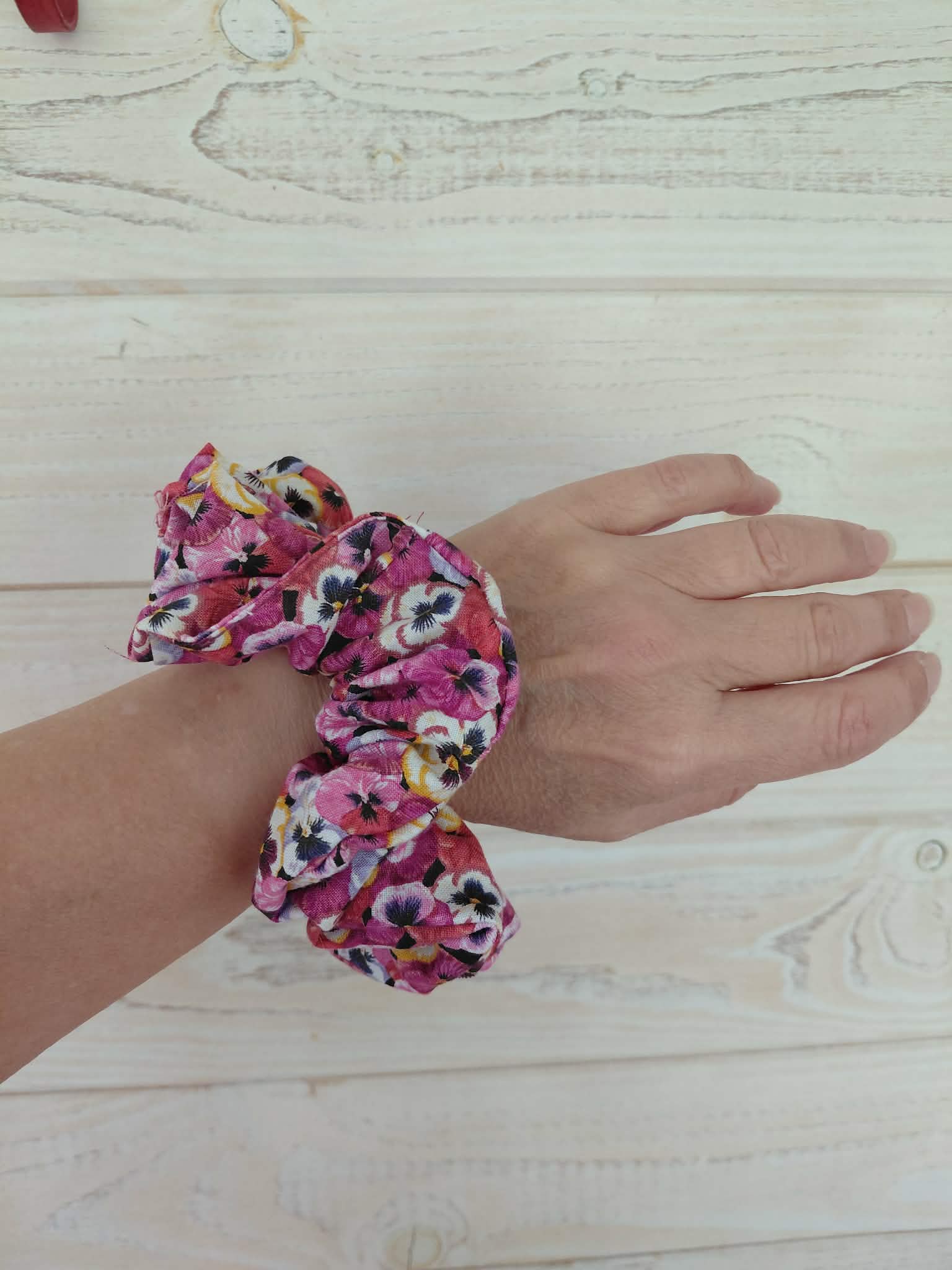 Chouchou Pensée Rose – Image 5