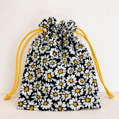 Pochon maillot de bain imperméable – Sac bikini réutilisable – Pochette plage fait main