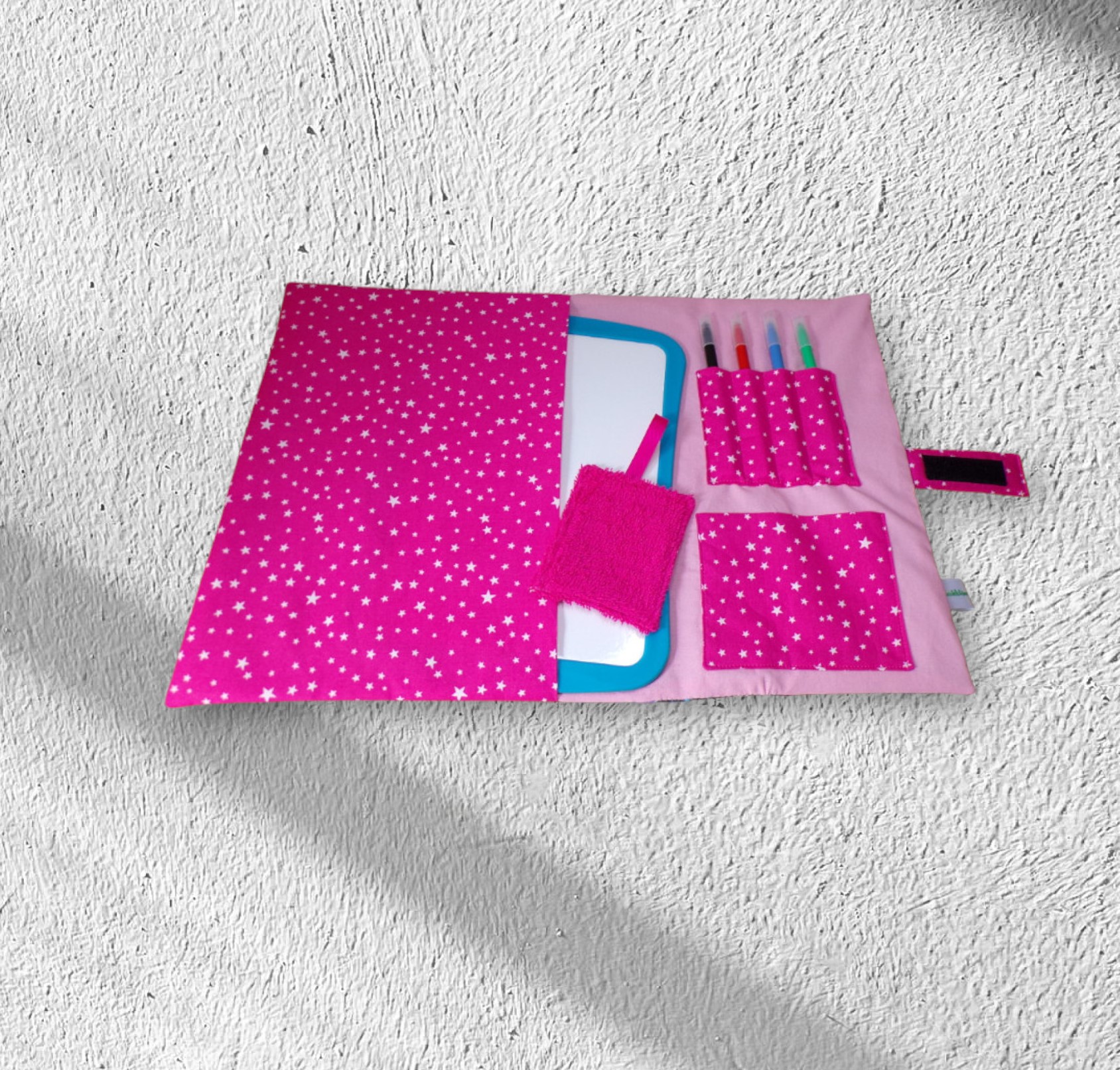 pochette range ardoise, effaceur offert, modèle filles – Image 4