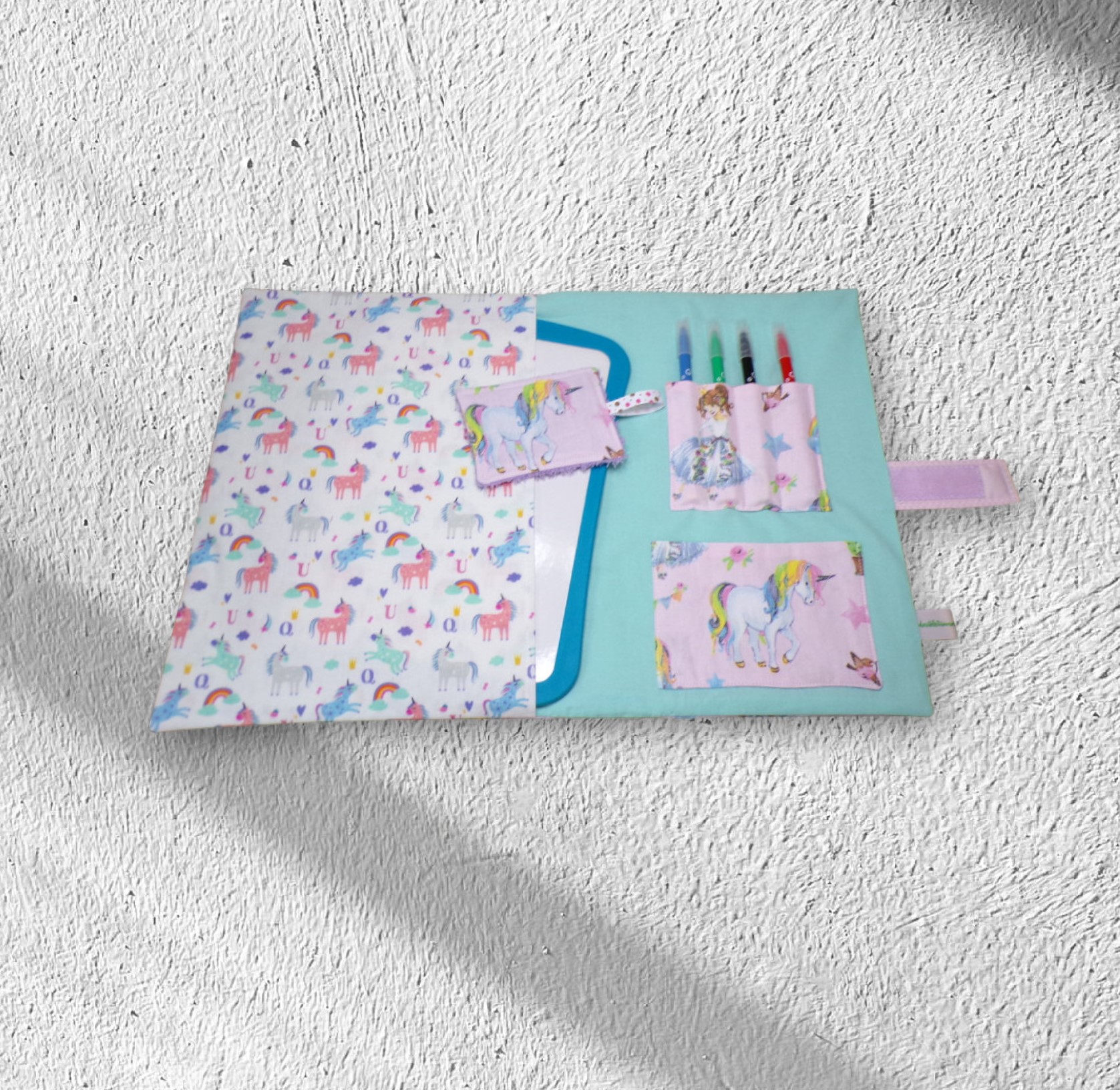 pochette range ardoise, effaceur offert, modèle filles – Image 8