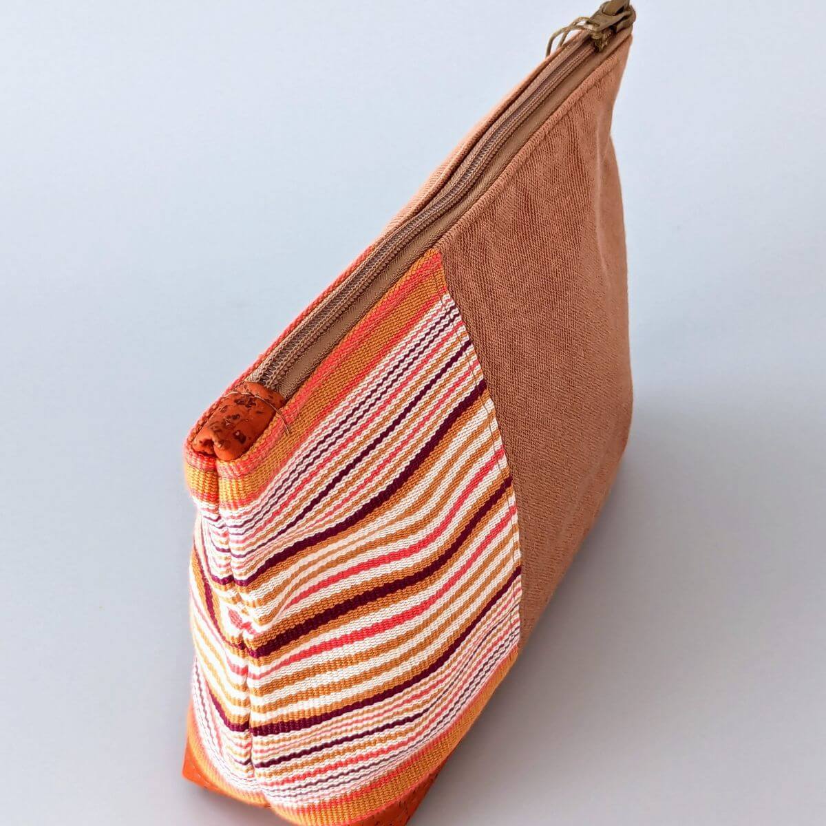 Sac pochon Eden et Trousse assortie • Toile Basque Noix et Espadrille – Image 5