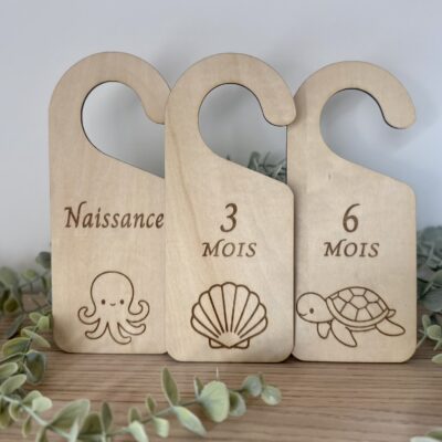 Séparateurs de tailles en bois pour bébé