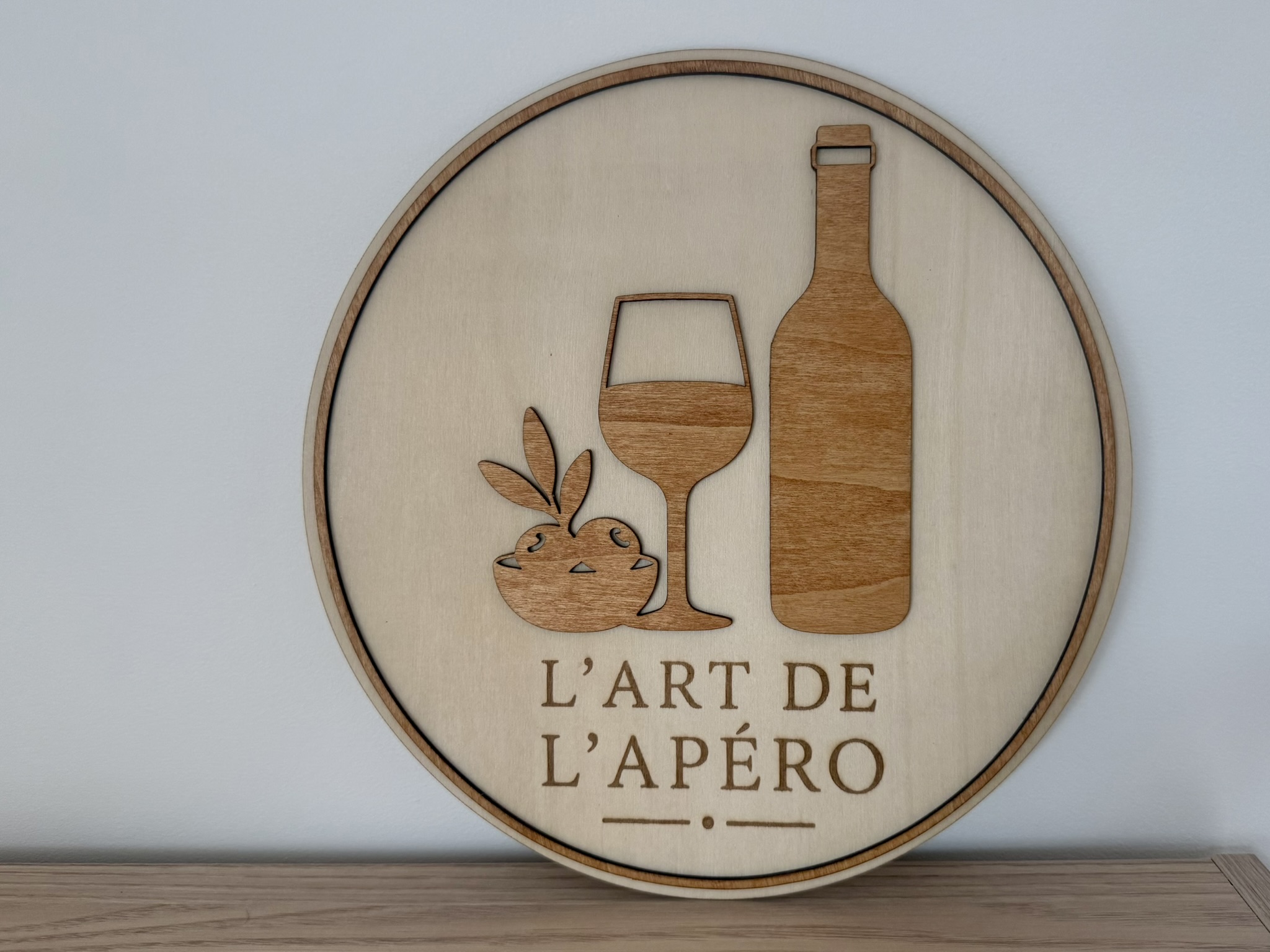 L'art de l'apéro - cadre décoratif en bois – Image 2