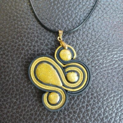 Collier femme polymère fantaisie
