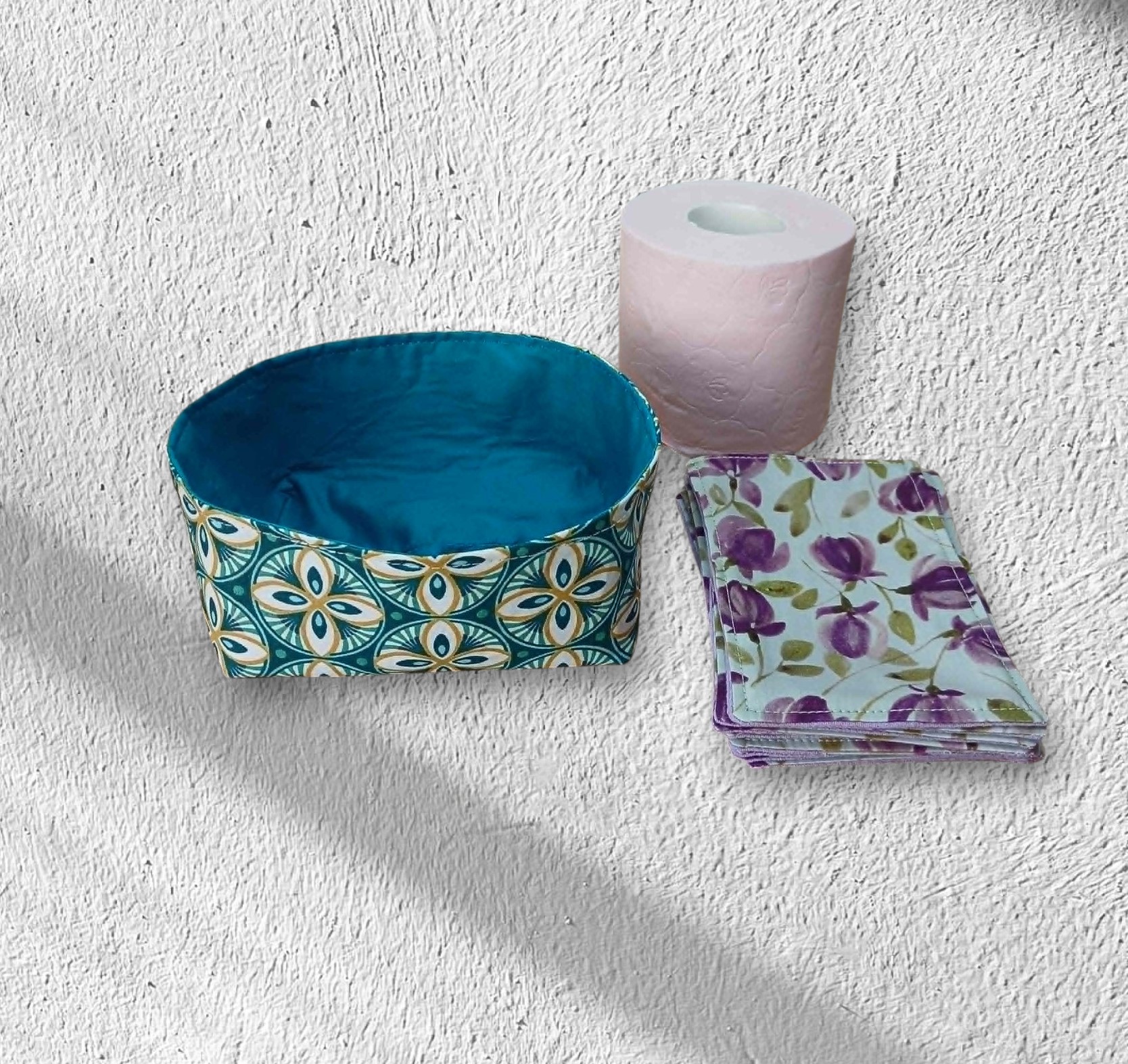 corbeille de rangement pour papier toilette lavable, coloris au choix – Image 3