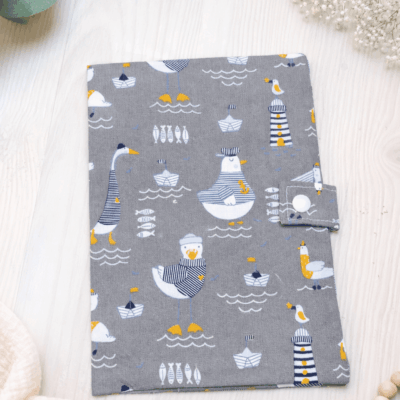 protège carnet santé mouettes