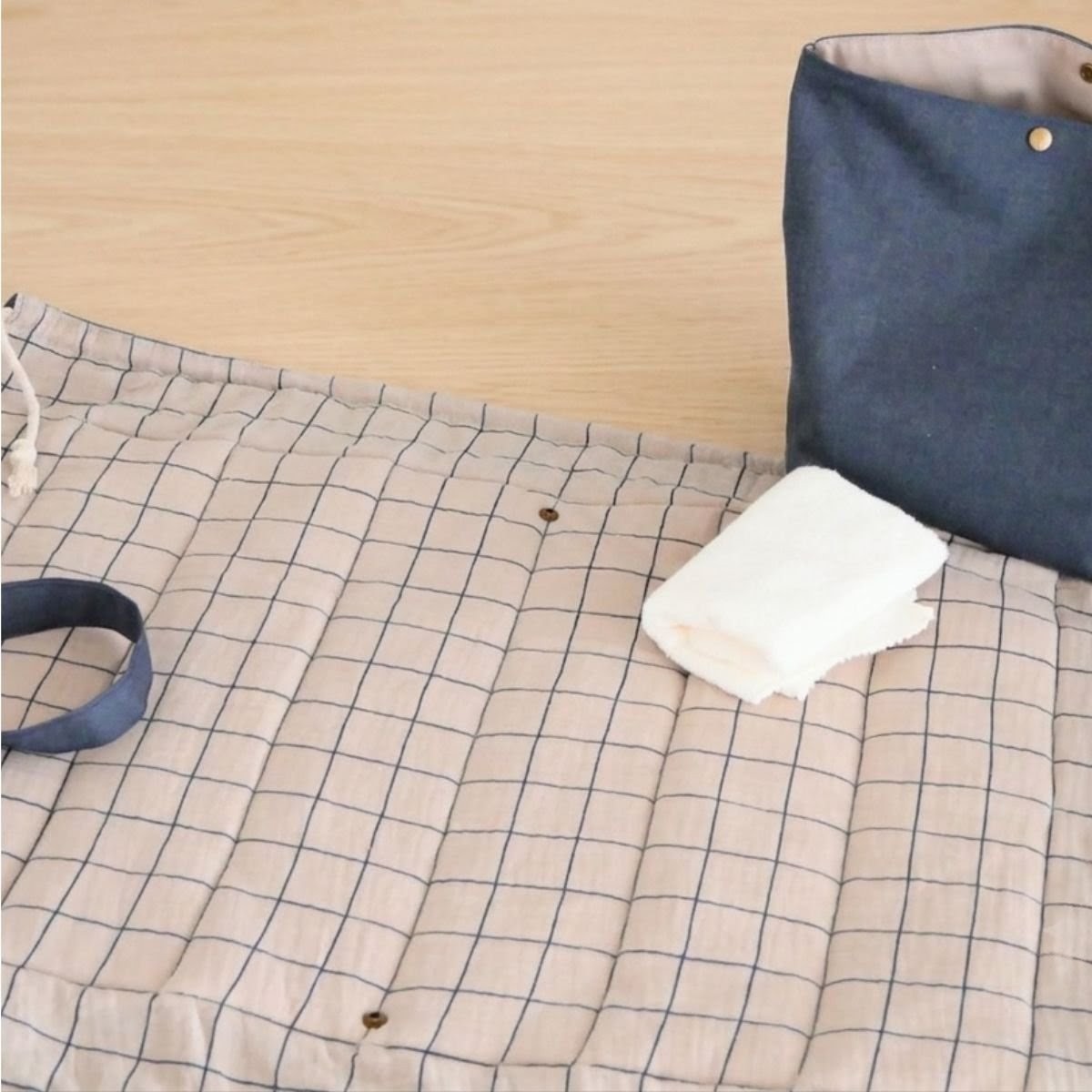 La doublure double gaze du TiPosé bleu