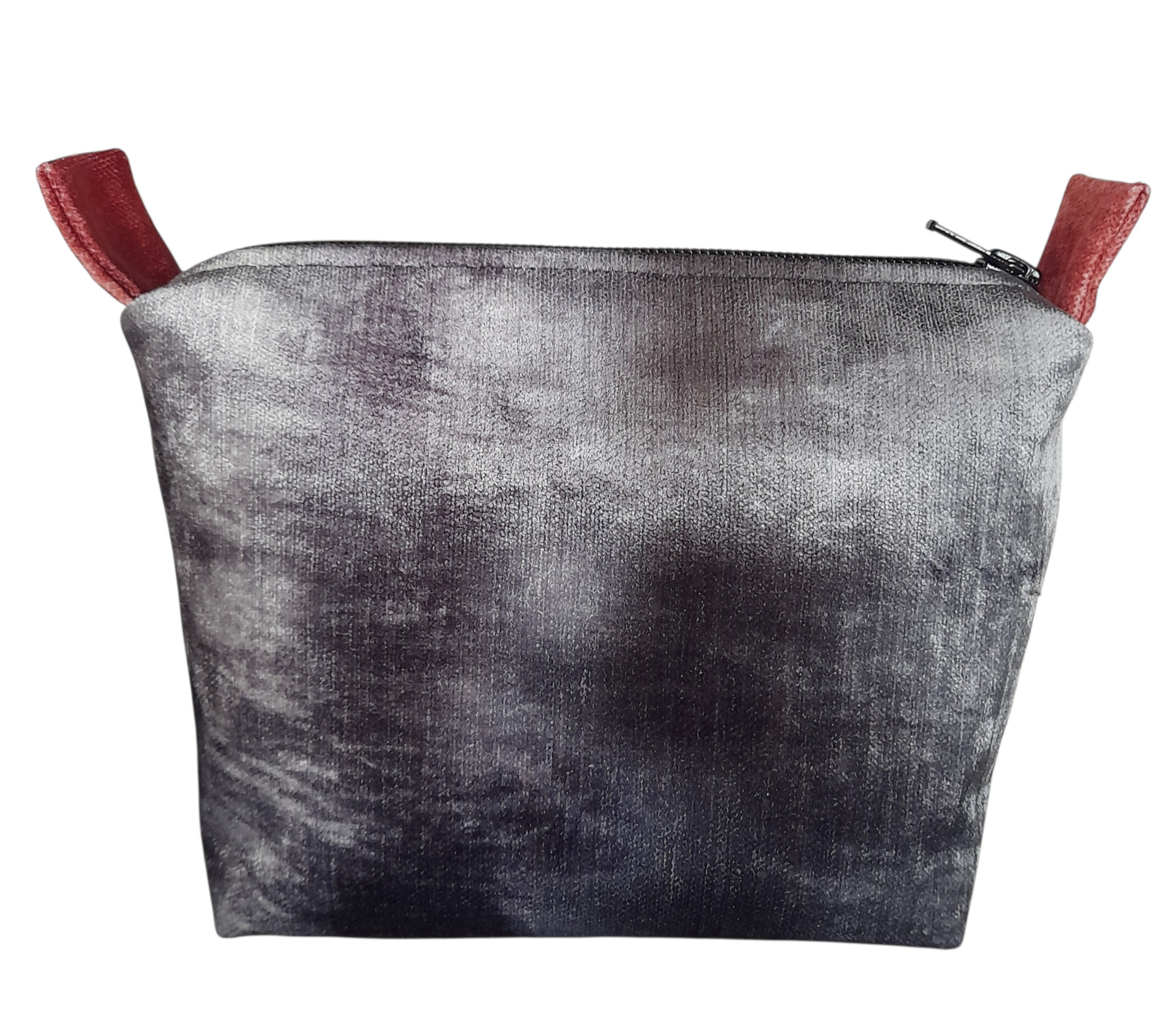 Trousse en velours à fermeture zippée – Image 3