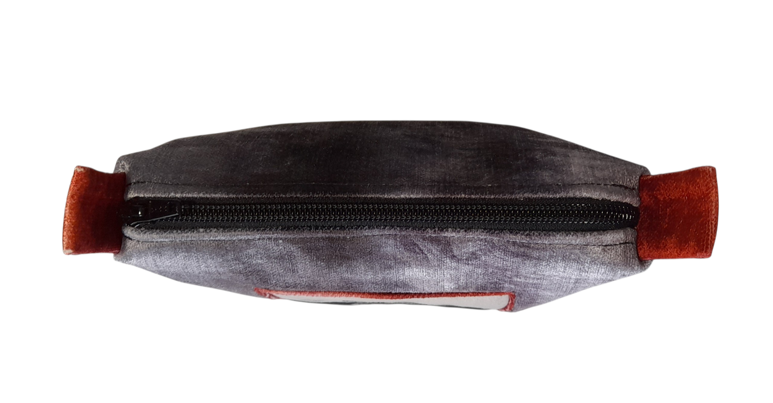 Trousse en velours à fermeture zippée – Image 5