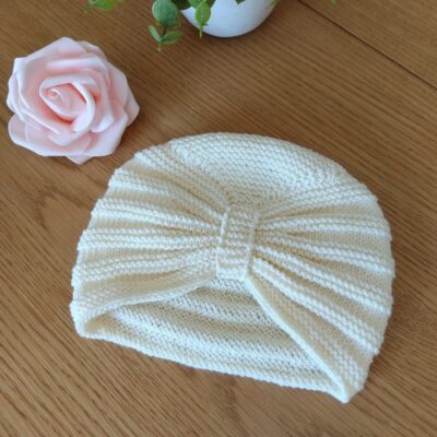 Bonnet turban bébé