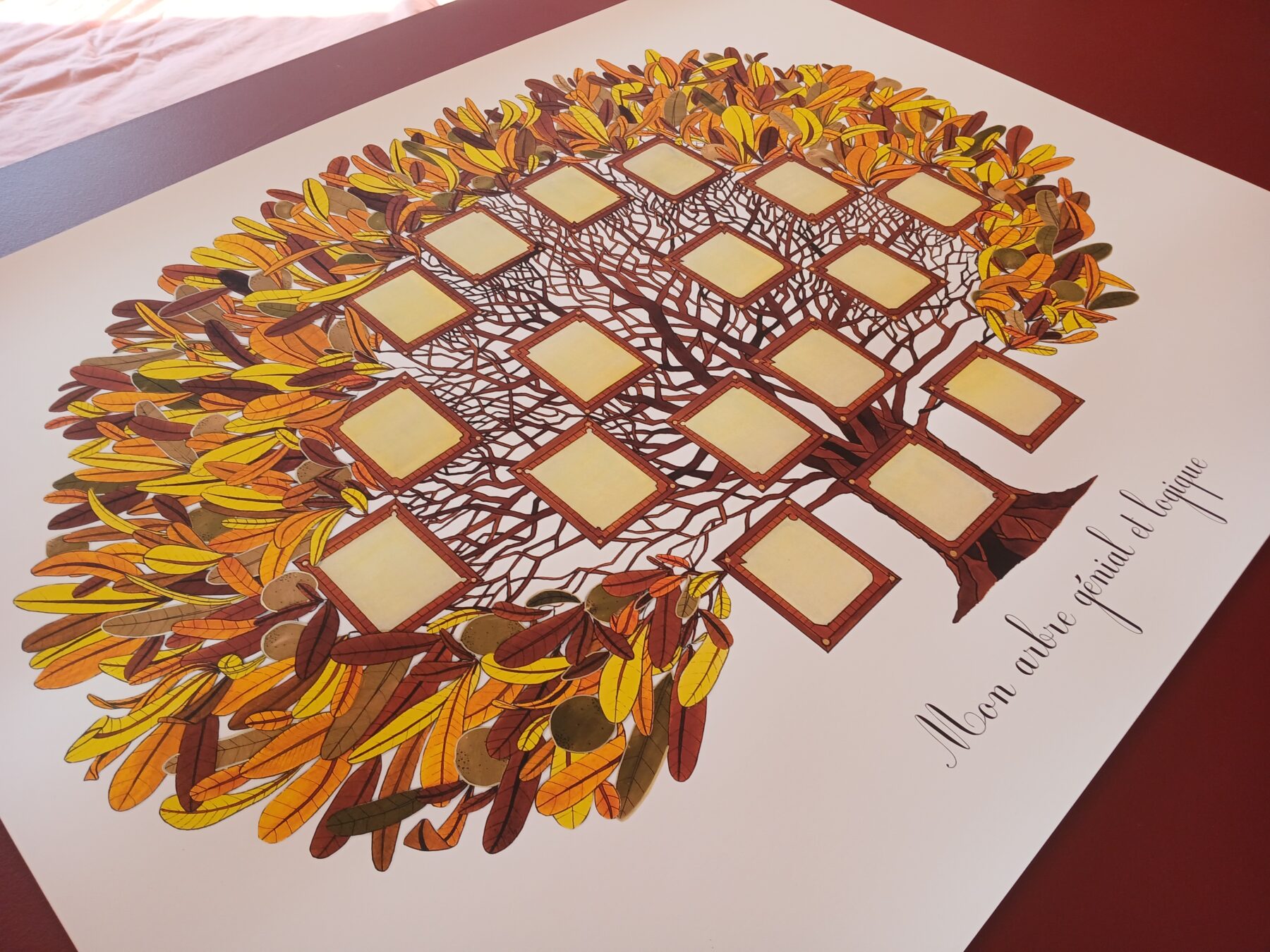 Arbre généalogique artistique à compléter, L'Arganier. (Copie) – Image 2
