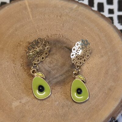 Boucles d'oreilles Avocat
