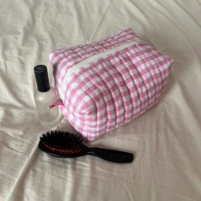Trousse de toilette faite main