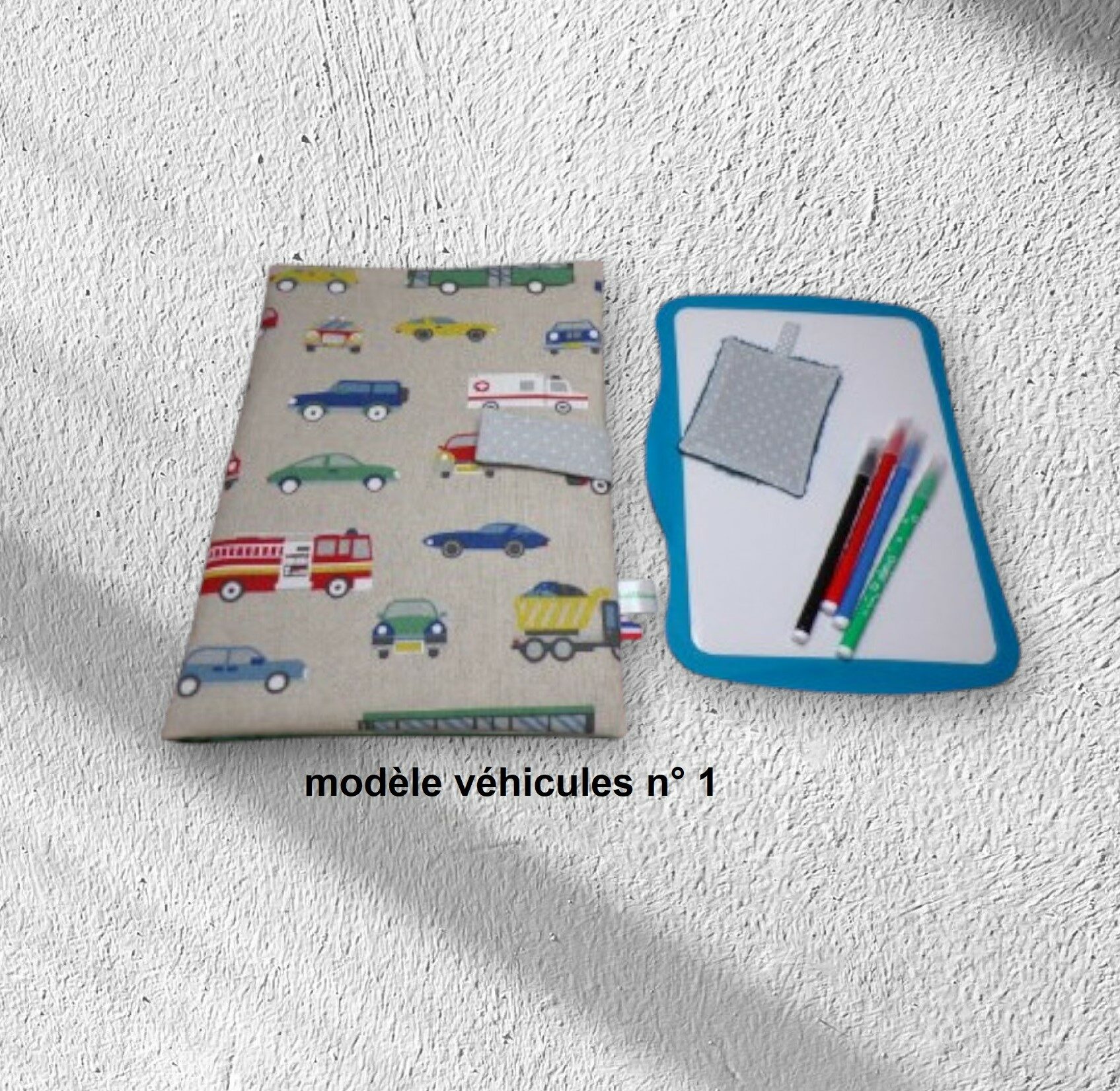 pochette range ardoise, effaceur offert, modèle pour 4 feutres – Image 11