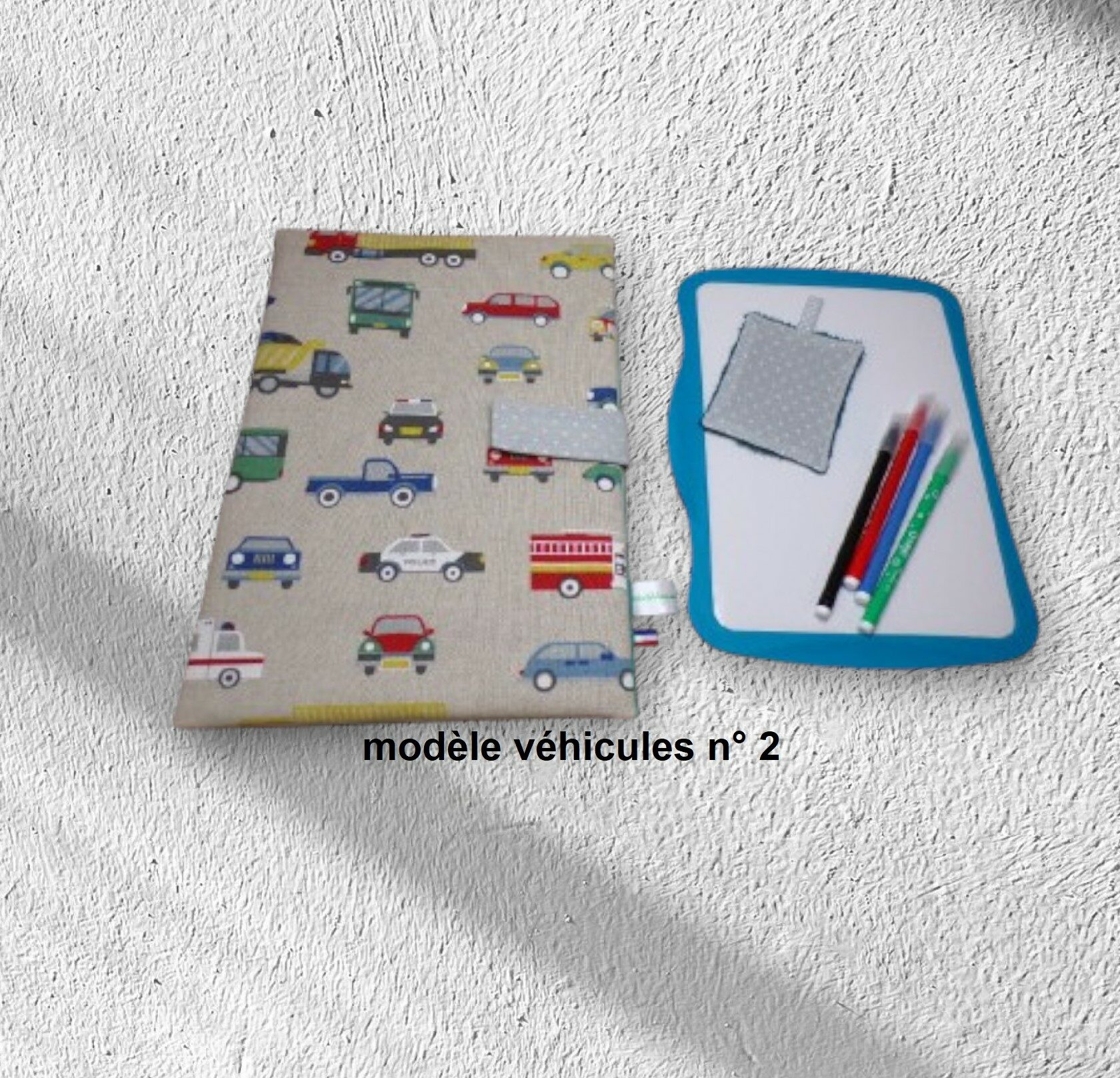 pochette range ardoise, effaceur offert, modèle pour 4 feutres – Image 13