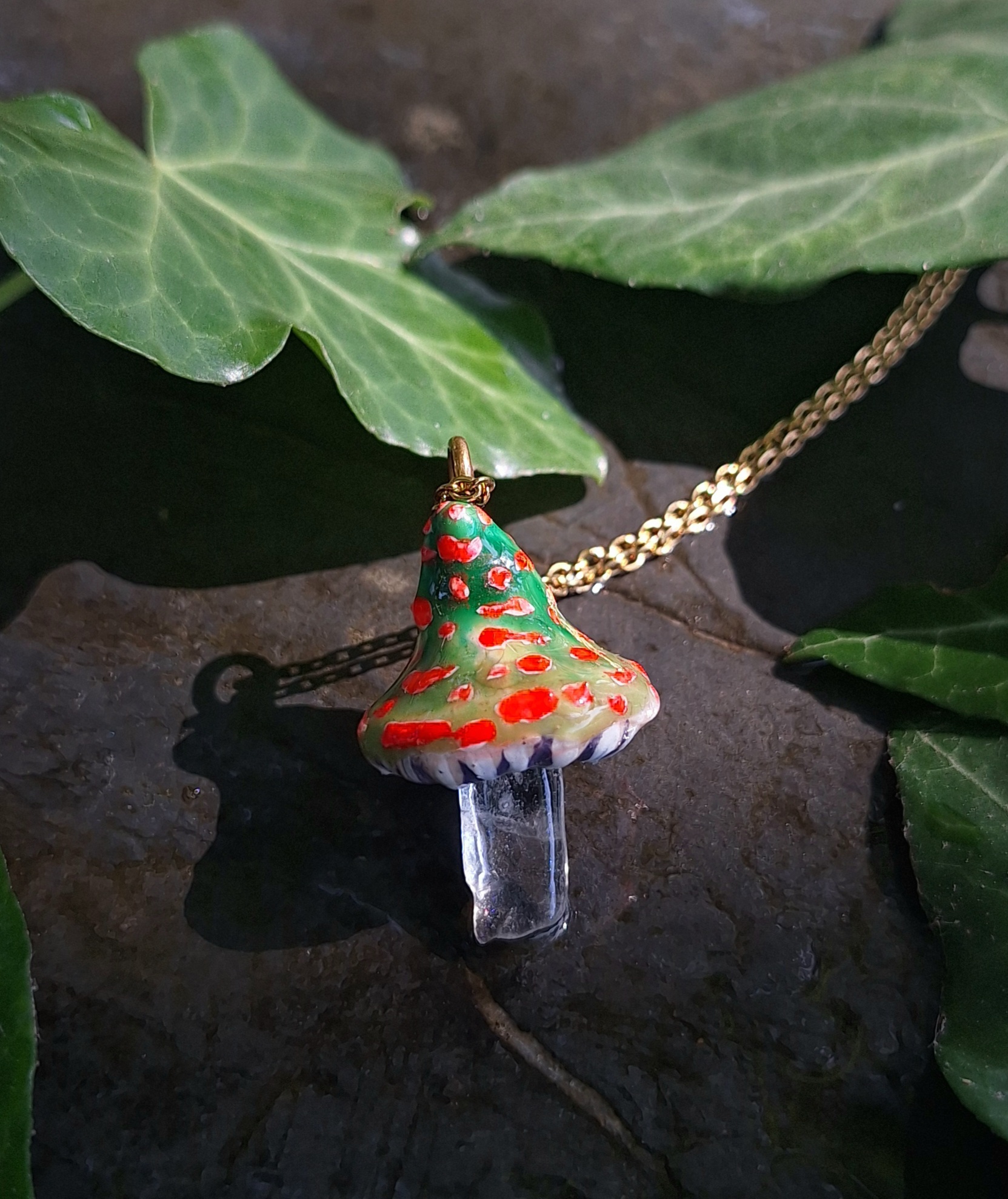 Collier Amanite Luminescent