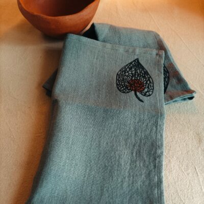 Serviette de table en lin - "uchuvas"-