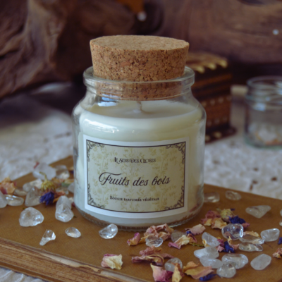 Bougie parfumée parfumée Fruits des Bois