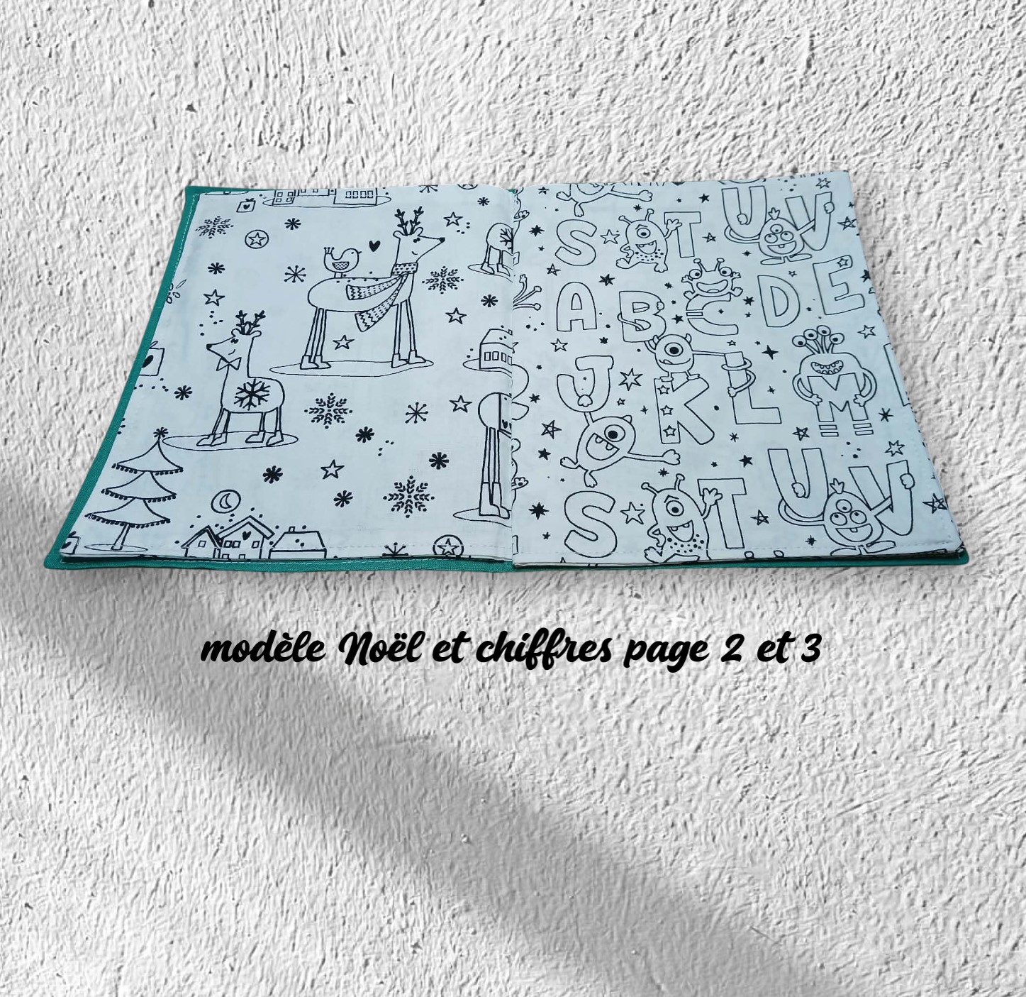 livre, cahier à colorier lavable, réutilisable plusieurs modèles au choix – Image 3