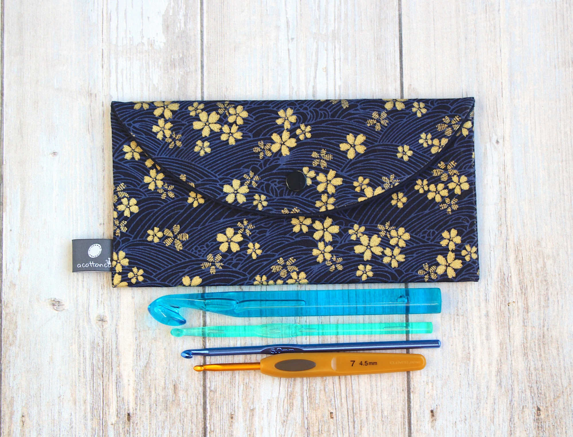 Pochette passeport billets avion, porte documents voyage, trousse japonaise enveloppe tissu – Image 4