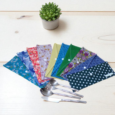 Etui à couverts nomade, modèle au choix