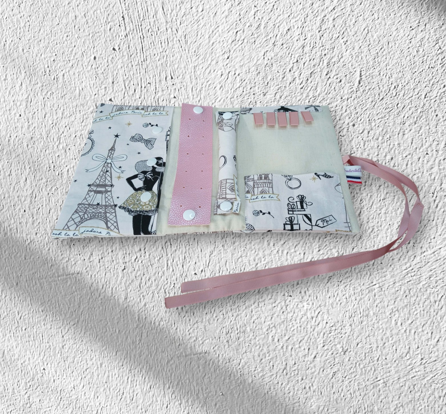 Pochette à bijoux de voyage pour transporter et ranger vos bijoux sans les mélanger. – Image 14
