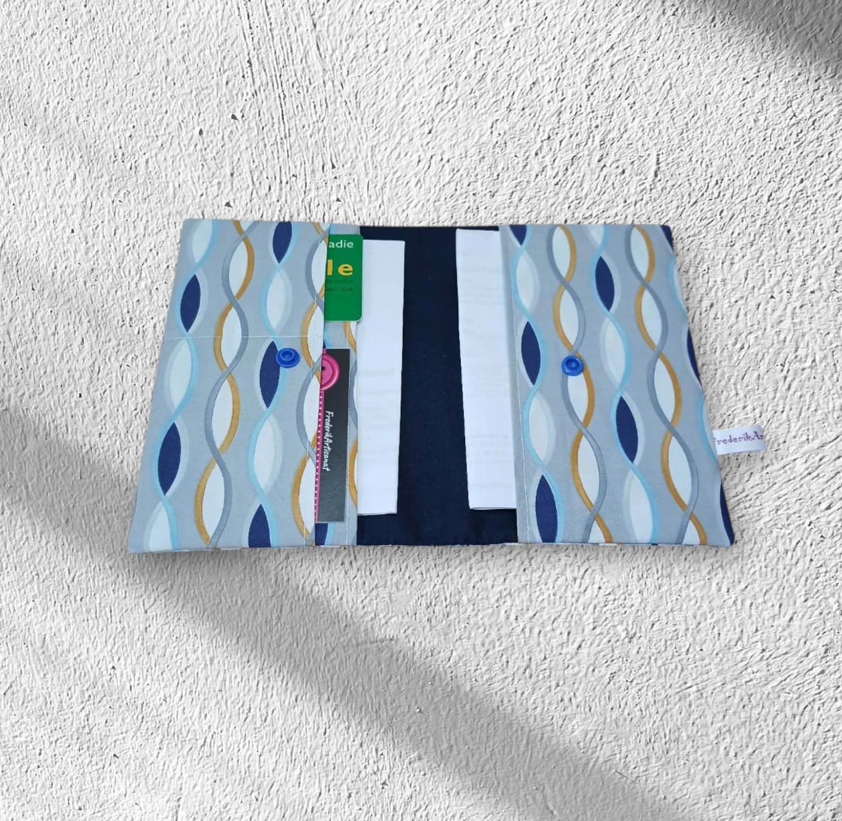 pochette à ordonnances, carte vitale et carte mutuelle, personnalisable, modèle au choix – Image 2