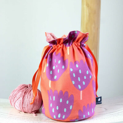 sac a projets crochet tricot