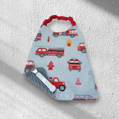Serviette de table enfant, bavoir maternelle, modèle garçons et animaux au choix