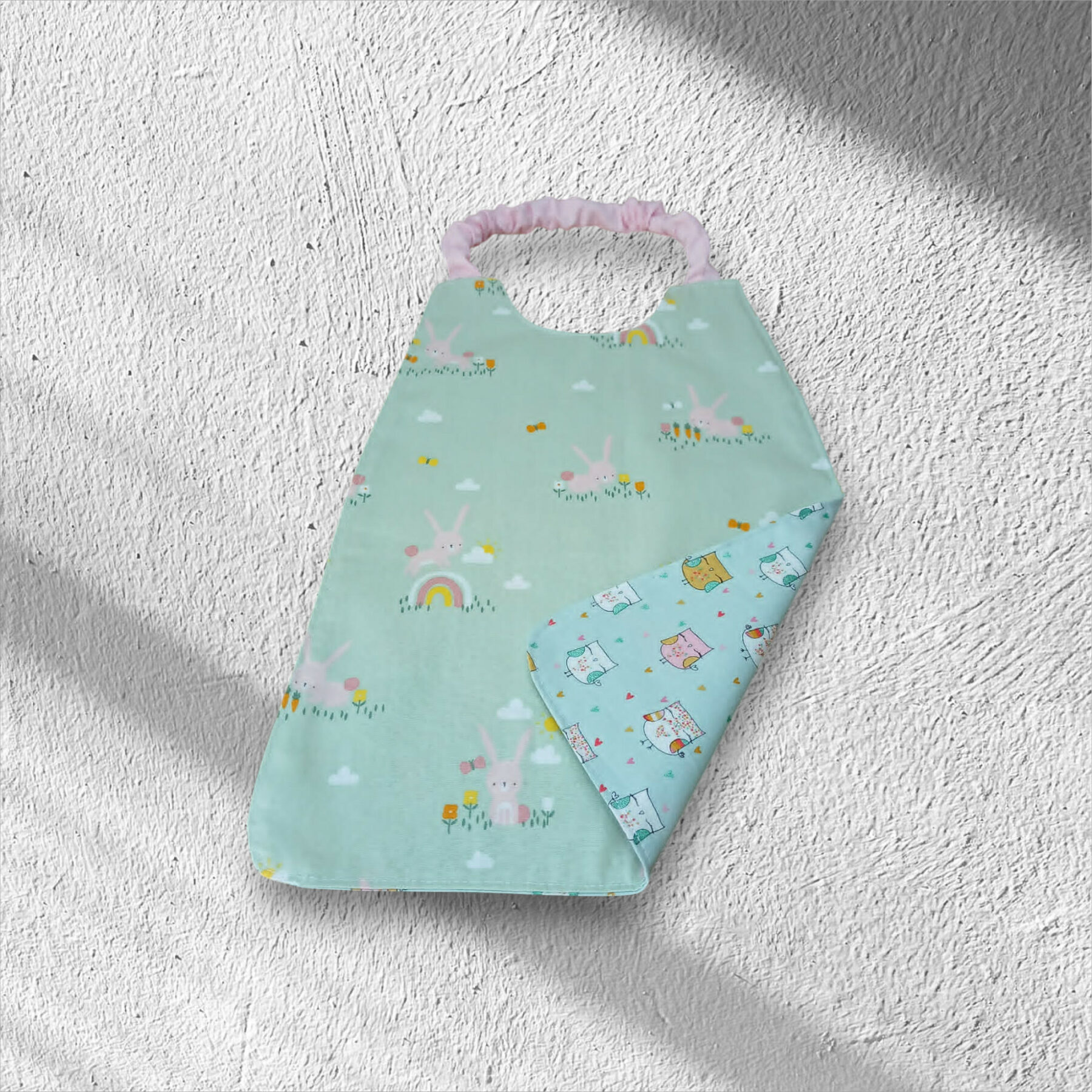 Serviette de table enfant réversible, bavoir maternelle, modèle au choix – Image 7