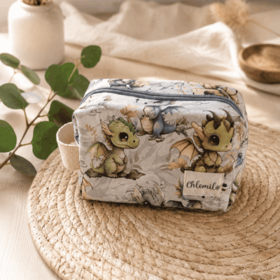 trousse de toilette dragons