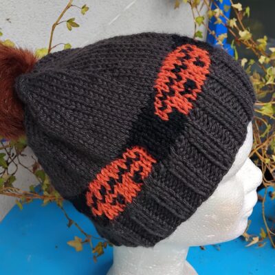 Bonnet en laine-Bonnet citrouille-Bonnet gris-Accéssoire-Accéssoire homme-Accéssoire Femme-Bonnet en laine Mérinos-Bonnet avec pompon