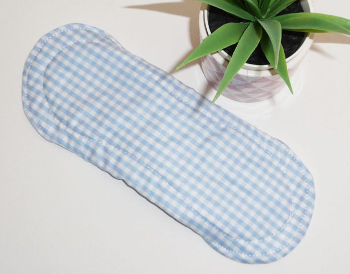 Protège-slip lavable VICHY (Fin & discret : 22 cm) - Zéro déchet - PSL - Protège-slip en coton ado fille femme - Hygiène intime féminine