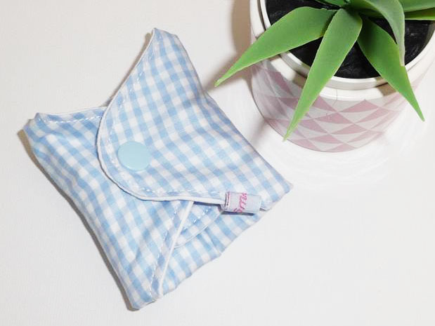 Protège-slip lavable VICHY (Fin & discret : 22 cm) - Zéro déchet - PSL - Protège-slip en coton ado fille femme - Hygiène intime féminine