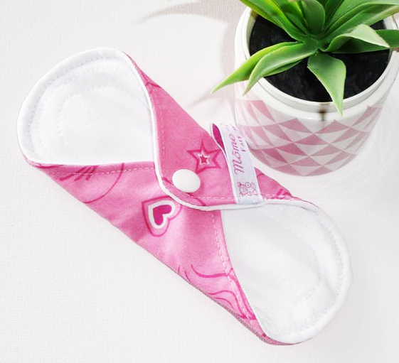 Protège-slip lavable SCHTROUMPFETTE - (MINI, FIN & DISCRET - 17 cm) - Zéro déchet - PSL - Protège-slip en coton ado fille femme - Hygiène intime féminine