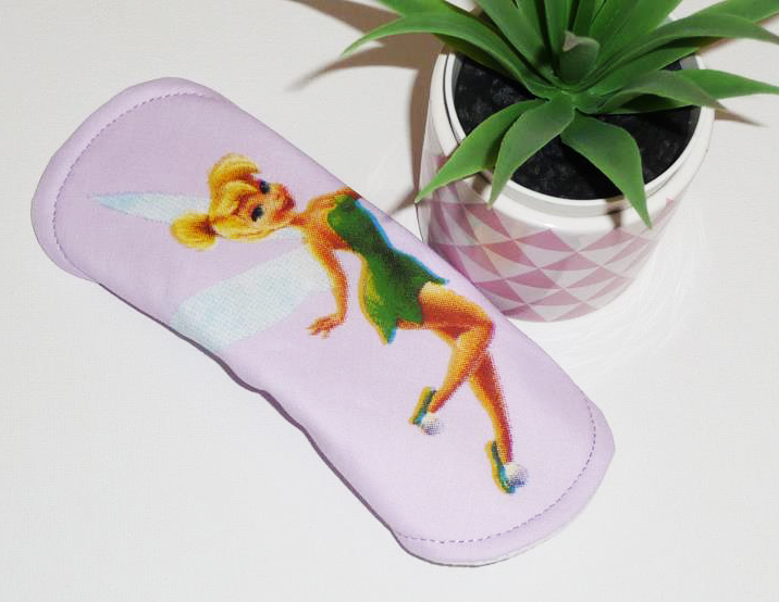 Protège-slip lavable FEE CLOCHETTE (MINI, FIN & DISCRET - 17 cm) - Zéro déchet - PSL - Protège-slip en coton ado fille femme - Hygiène intime féminine