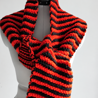 Echarpe femme-Echarpe Homme-Echarpe en laine-Echarpe à rayures-Accéssoire- Accéssoire mode-Cadeau