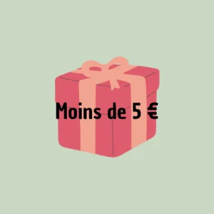 Cadeaux à moins de 5 euros